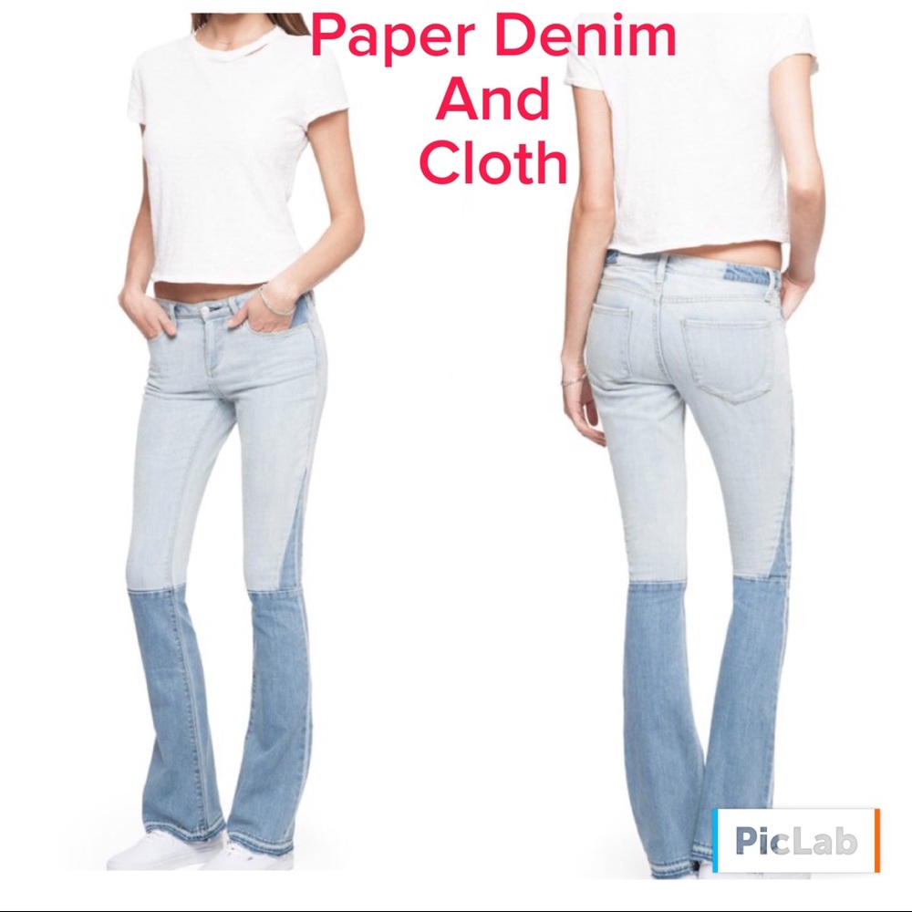 PAPER DENIM & CLOTH BOHO FLARED JEANS